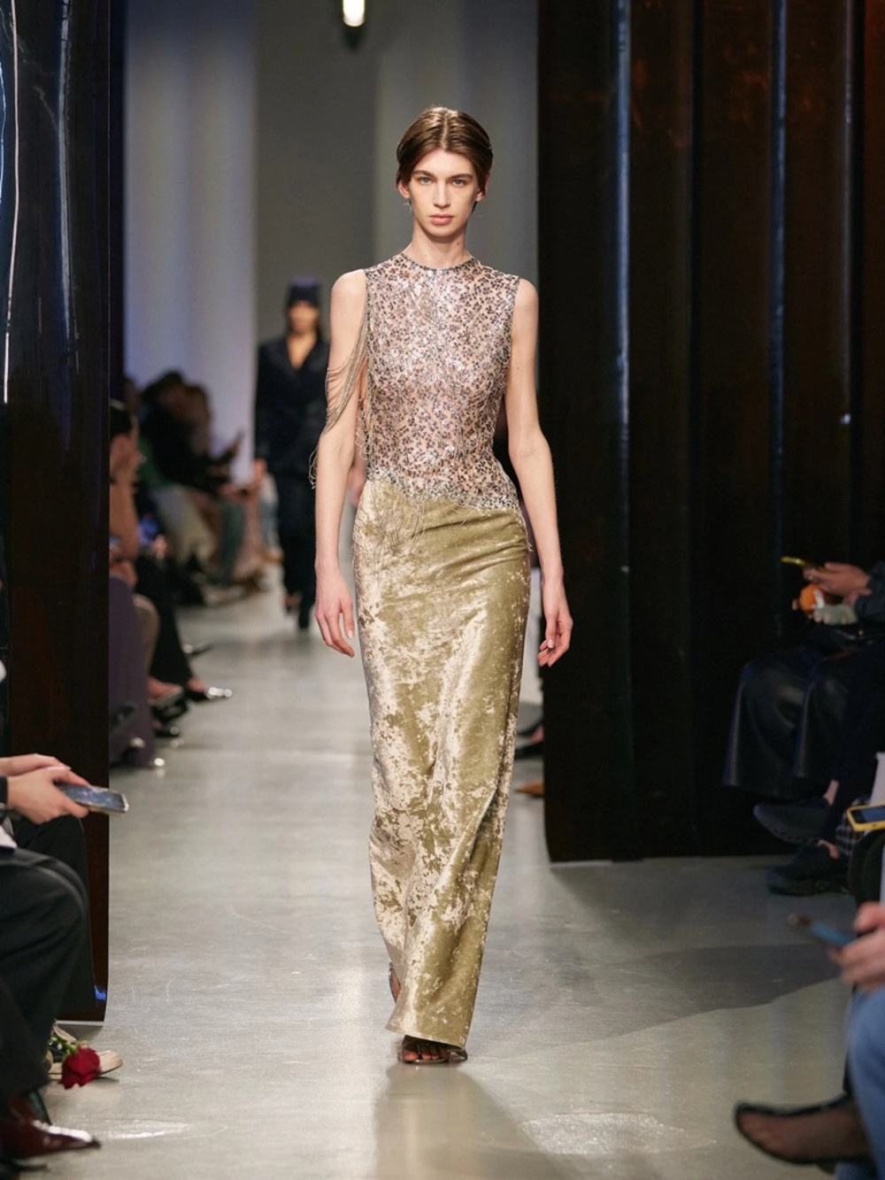 NWT Christopher Esber Swept Chain Gown - Picture 3 of 12